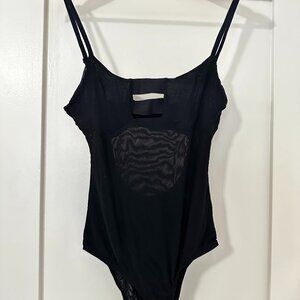 Asos Boudoir Black Mesh Bodysuit